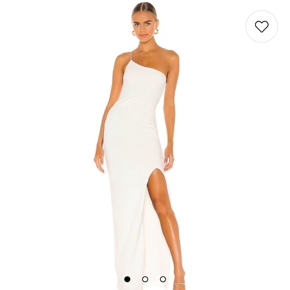 Nookie Lust One Shoulder Gown in Ivory